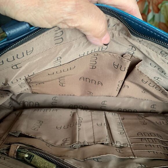 Anna by Anuschka handbag.  All leather and hand painted - Picture 10 of 14